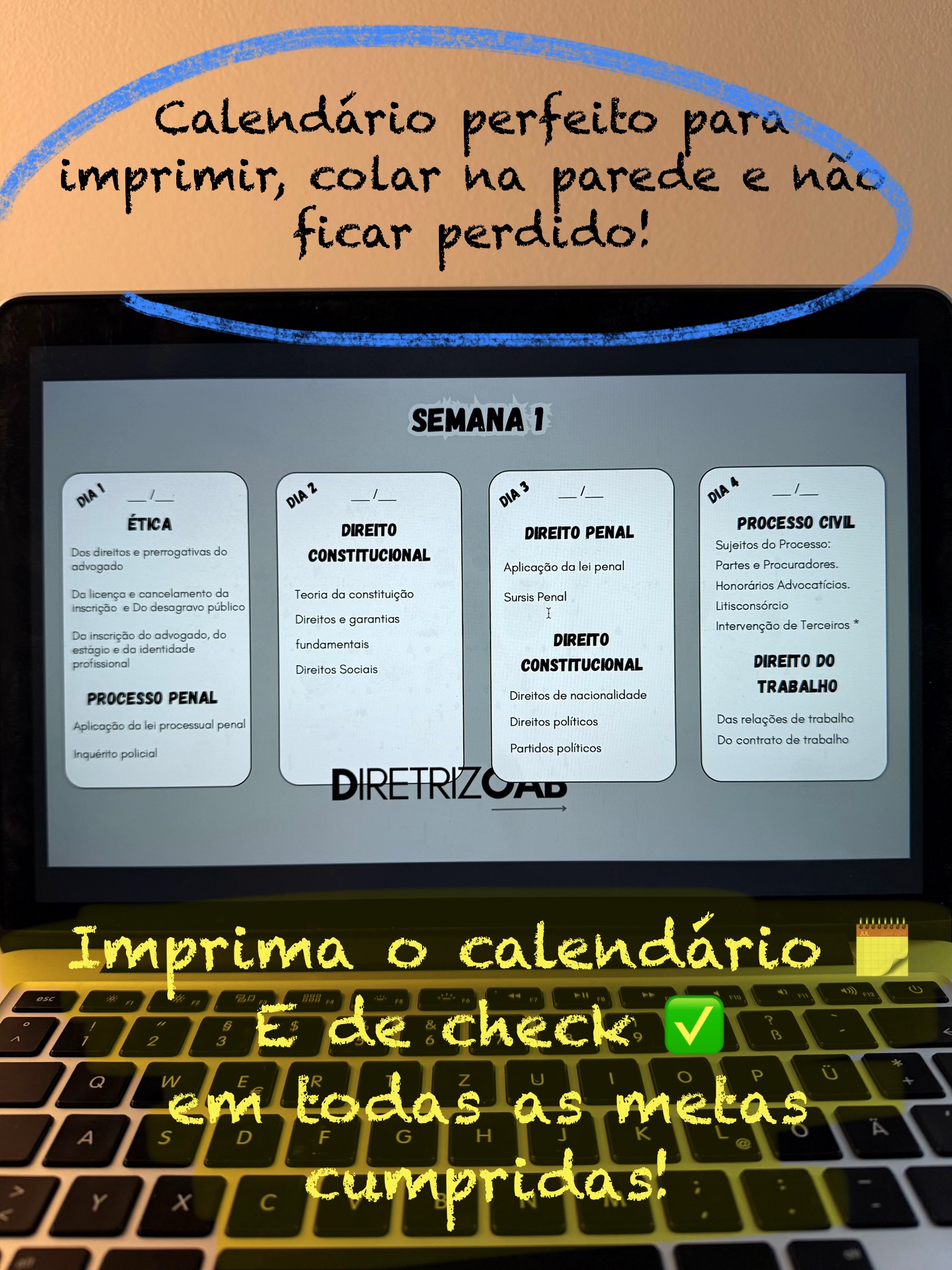 VISÃO GERAL DOS TEMAS DO CRONOGRAMA