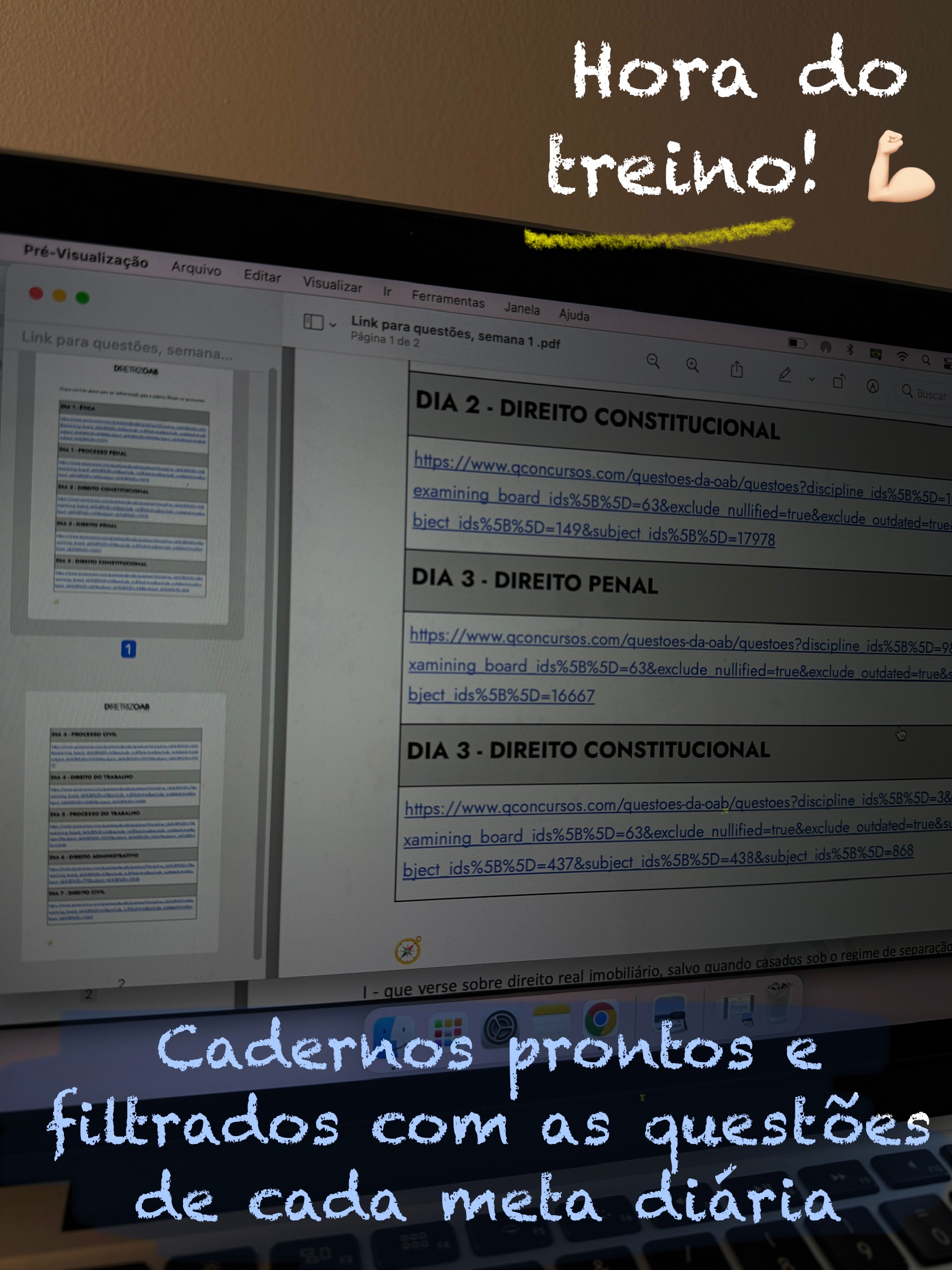 MOMENTO DAS QUESTÕES! VOCÊ RESOLVERÁ QUESTÕES SELECIONADAS TODOS OS DIAS